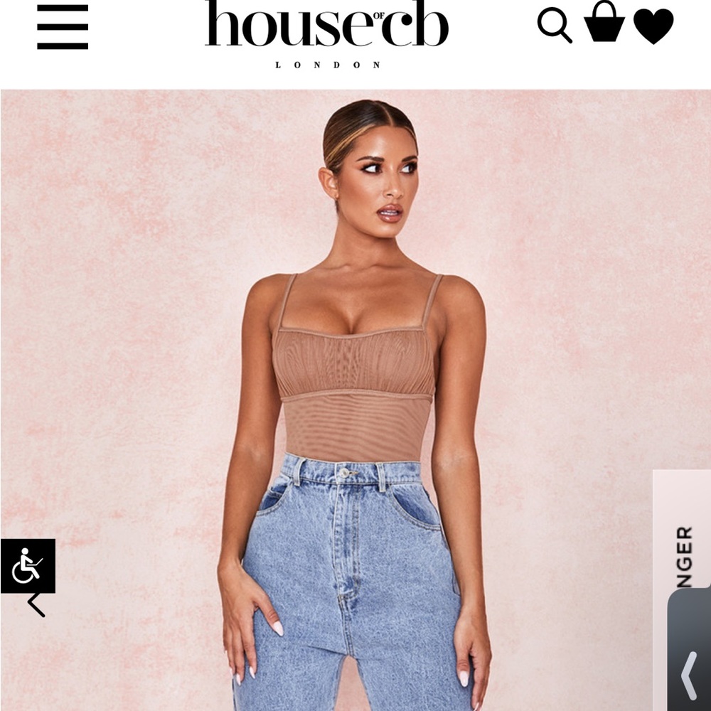 NWT House Of CB London Xs Bodysuit